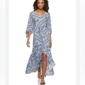 Scoop Women’s High Low V-Neck Maxi Dress Size XXL (20)